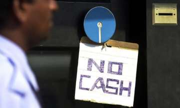An ATM displaying 'No Cash' post announcement of demonetisation - File Photo