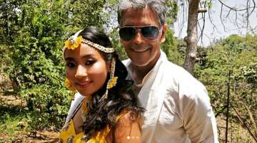 Milind Soman and Ankita Konwar