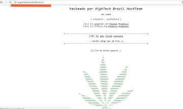 Was Supreme Court website attacked by Brazialian hackers?