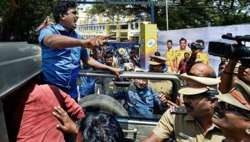 Cauvery row: Over 350 people detained for protests outside CSK vs KKR match venue in Chennai