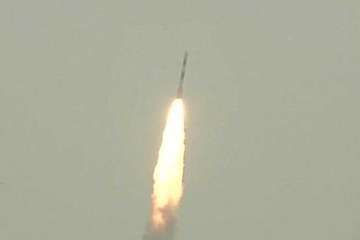 Indian PSLV rocket blasts off with navigation satellite