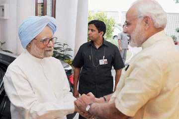 Manmohan Singh_Narendra Modi
