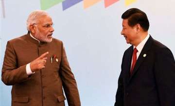 PM Modi with Xi Jinping - File pic