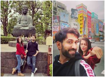 Nakuul Mehta Japan vacation with wife