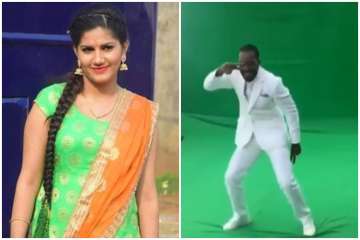 Sapna Choudhary, Chris Gayle 