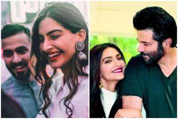 Sonam Kapoor, Anand Ahuja, Anil Kapoor