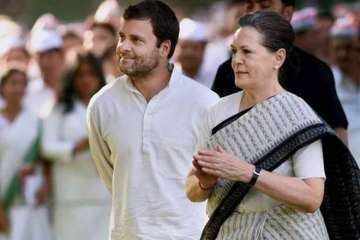 Congress president Rahul Gandhi and his mother Sonia Gandhi