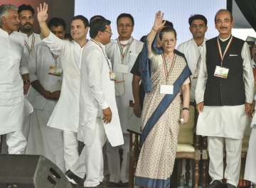 Congress' 'Jan Akrosh'? rally was attended by senior party leaders, including Sonia Gandhi,? former PM Manmohan Singh and others.?