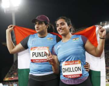 CWG 2018: Seema Punia, Navjeet Dhillon bag silver and bronze respectively in women's discus throw