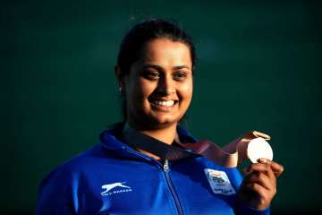 Shreyasi Singh wins Gold in women's double trap event in 2018 Commonwealth Games