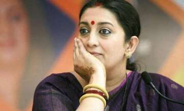 File photo of Union Minister Smriti Irani.