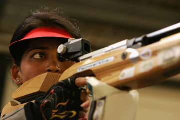 CWG 2018 Tejaswini Sawant silver medal women's 50m rifle prone shooting
