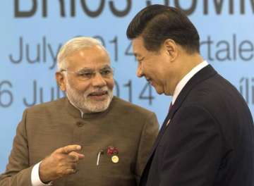PM Narendra Modi with? Chinese President Xi Jinping. (File Photo)