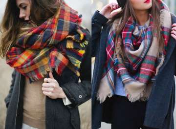 Style your scarves when travelling