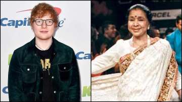Singer Ed Sheeran visits Asha Bhosle's restaurant in UK, see picture