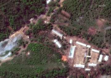 Punggye-ri test site in North Korea