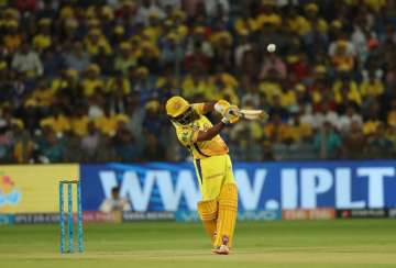 Ambati Rayudu in action.