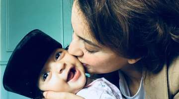 Kangana Ranaut enjoys ‘early morning kisses & cuddles’ with nephew Prithvi in this adorable picture 