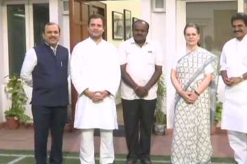 Kumaraswamy, Rahul Gandhi meeting