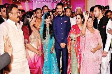 Former Bihar Chief Minister Lalu Prasad Yadav's son will tie the knot with?Aiswarya Rai, the daughter of six-time RJD lawmaker Chandrika Rai on Saturday.