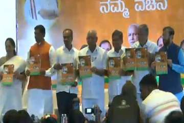 BJP releases its poll manifesto ahead of the Karnataka Assembly Elections