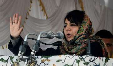 File photo of Jammu and Kashmir CM Mehbooba Mufti.