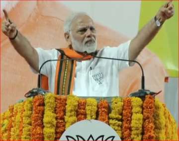 PM Modi addressing rally in Mangaluru