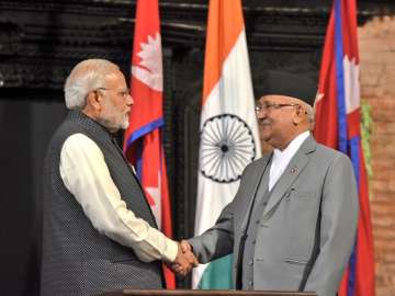 Oli pledges not to allow use of Nepal territory against India after meeting Modi