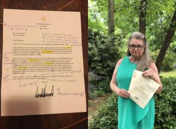 Retired English teacher sends back Donald Trump’s signed letter because it was full of mistakes