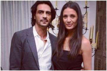 Arjun Rampal and Mehr Jessia