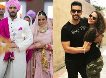 Neha Dhupia ties the knot with 'best friend' Angad Bedi in an intimate ceremony! See first pic