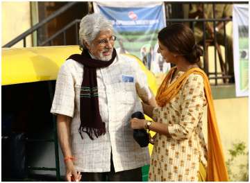 Shweta Bachchan Nanda makes acting debut with father Amitabh Bachchan