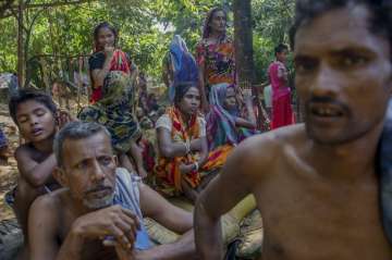 Rohingya Hindus in Bangladeshi refugee camp -  File pic