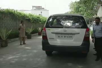 CBI raids at Delhi Health Minister Satyendar Jain's house. 