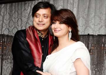 Sunanda Pushkar and Shashi Tharoor - File Photo