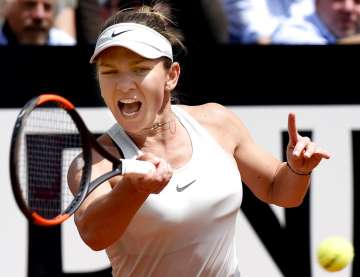 Simona Halep advances to quarterfinals in Rome Masters after Madison Keys retires