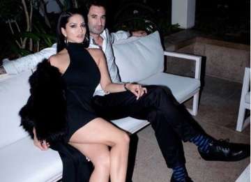 Sunny Leone and Daniel Weber