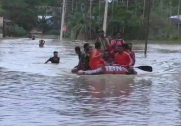 Tripura: Flash floods caused by incessant rains render thousands homeless, disaster relief services 
