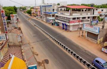 Tuticorin: A view of a deserted road during restrictions after violent protests demanding the closur