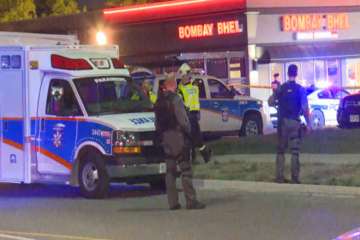 At least 15 people injured in an explosion inside an Indian restaurant in Canada.