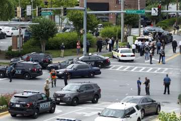 Five killed in Maryland shooting