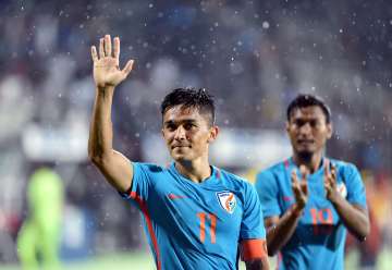 "We will give our lives on the pitch", says captain Sunil Chhetri thanks fans after win over Kenya