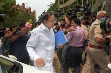 Congress leader P. Chidambaram appears before ED for second time in aircel-maxis case
