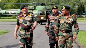 File photo of Army chief Bipin Rawat (elft)