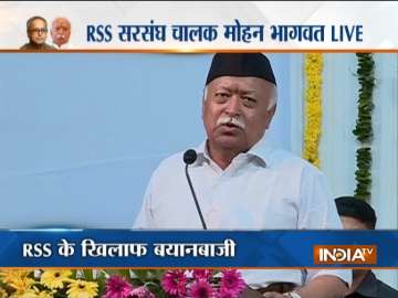 Mohan Bhagwat at RSS event