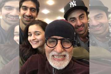 Amitabh Bachchan, Alia Bhatt, Ranbir Kapoor, Ayan Mukerji