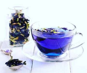 Blue tea