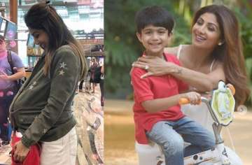 Shilpa Shetty with her son Viaan