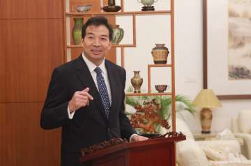 Chinese envoy to India Luo Zhaohui?