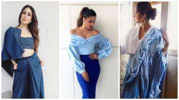 Bollywood actresses in blue outfits
